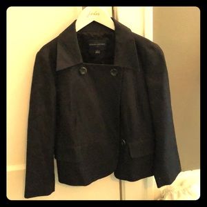 Banana Republic S button up jacket, black